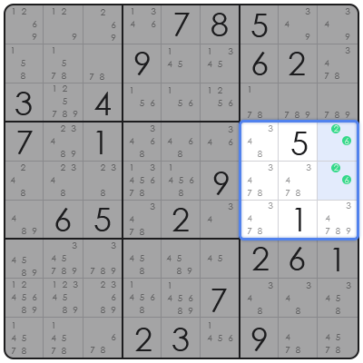 hidden triples in sudoku